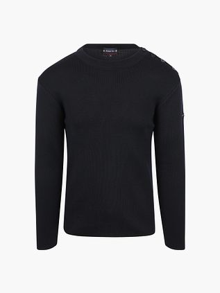 Armor-Lux Marin Goulenez Sweter z wełny merino Navy