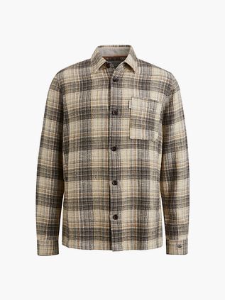 Cast Iron Overshirt w zieloną kratę