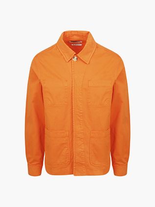 King Essentials The Benjamin Overshirt Pomarańczowy
