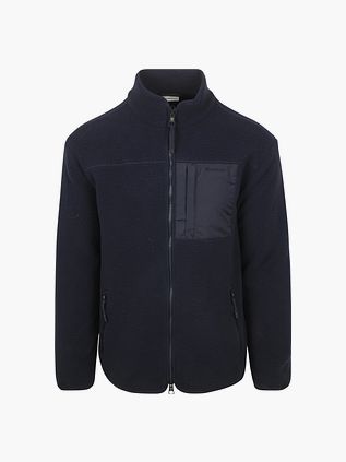 KnowledgeCotton Apparel Cardigan Fleece Marine