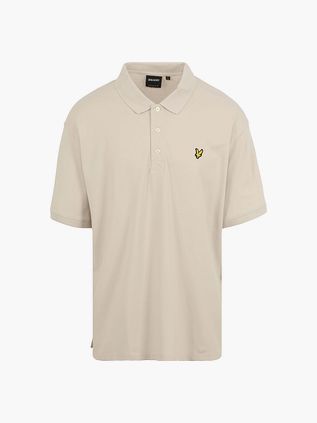 Lyle and Scott Polo Stor Storlek Ecru