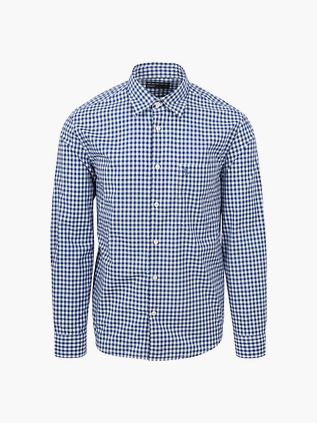 Marc O'Polo ternet skjorte i blå