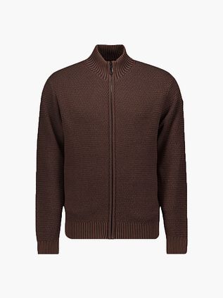 No Excess Vest Lynlås Brun