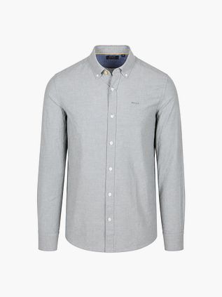 NZA Hemd BD Barn Twill Grün