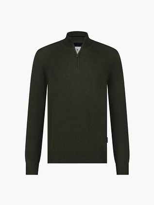 State Of Art sweter half zip Woods ciemnozielony