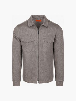 Suitable Overshirt Billy Houndstooth Tabacco