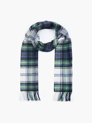Barbour szalik Gordon Wool w kolorze zielonym