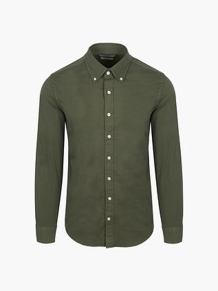 King Essentials The Tommy Skjorte Olivengrøn