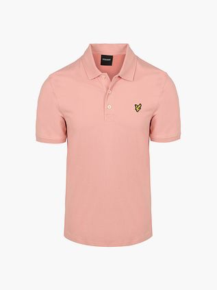 Lyle and Scott Polo Shirt Grapefruit Pink