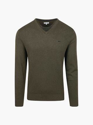 McGregor Maglione con scollo a V verde oliva