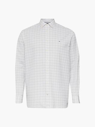 Tommy Hilfiger Stor Og Høj Overhemd Med Ruder