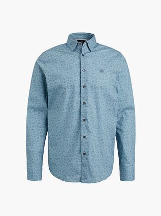 Vanguard Skjorte Print Lyseblå