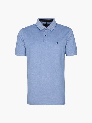 Casa Moda Poloshirt i strækstof, Blå