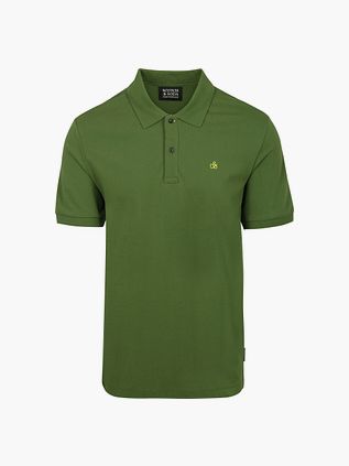 Scotch And Soda Core Piqué Poloshirt Grün