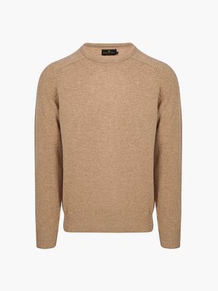 Steppin' Out sweter z wełny jagnięcej beżowy