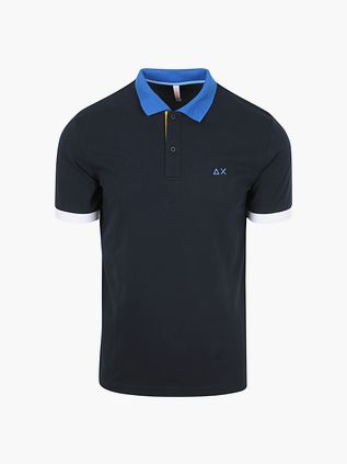 Sun68 Poloskjorte Navy