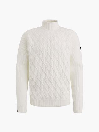 Vanguard Tröja med Strukturmönster i Off-White