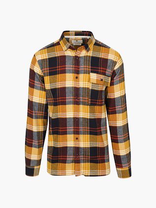 Anerkjendt Skjorte Akleif Rutet Gul