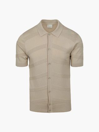 Dzianinowy top No Excess w kolorze beżowym