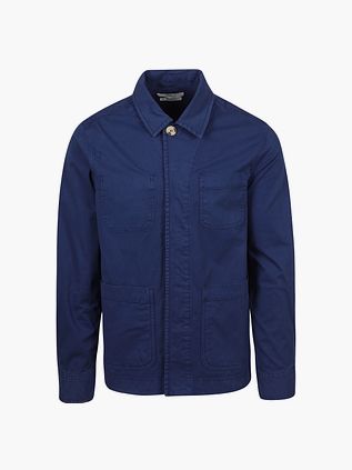 King Essentials Den Benjamin Overshirt Blå