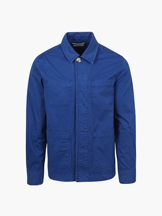 King Essentials The Benjamin Overshirt Kongeblå