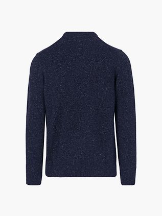 Barbour Tisbury Sweter z mieszanki wełny granatowy