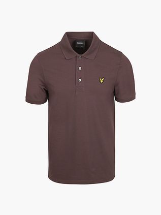 Polo liso Lyle and Scott Espresso