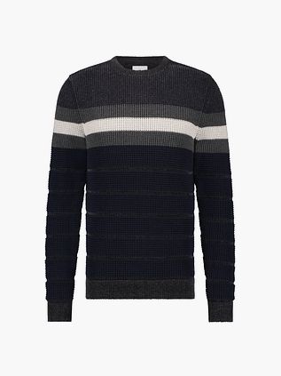 State Of Art Trøje Stribe Navy