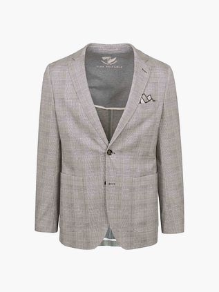 Suitable Colbert med Ansigtstryk, Lys Brun