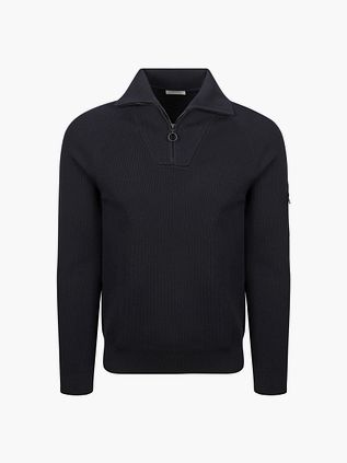 Suitable Half Zip Pullover Tias Cooldry Knit Navy
