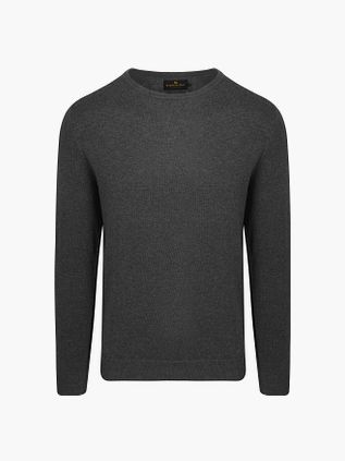 Sweter z wełny merynosów Steppin' Out w kolorze antracytowym