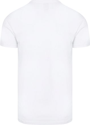Alan Red Vancouver Organic V-Neck T-shirt White 2-Pack
