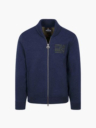Barbour International Cardigan Mack Navy