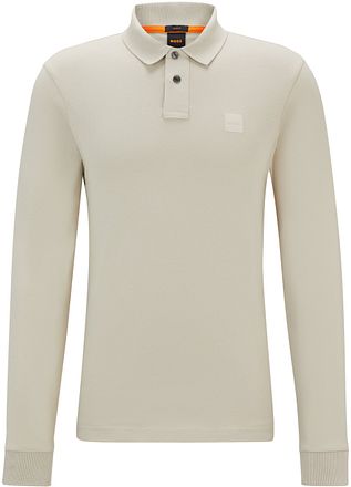 BOSS Polo Passerby Écru Slim Fit