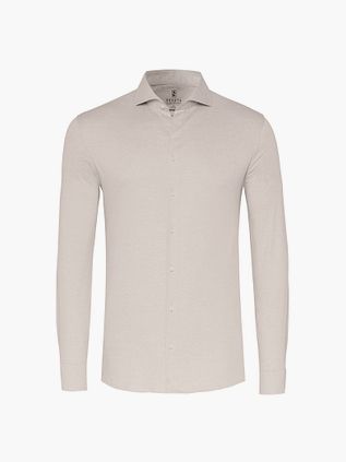 Desoto Essential Skjorte med Haj Piqu̩ Beige