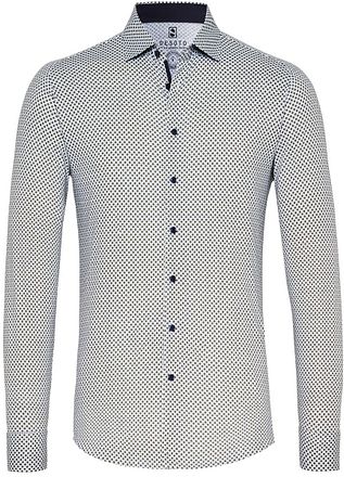 Desoto Shirt Kent Graphic Print Taupe