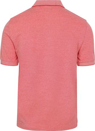 Gant 2Tone Piqué Polo Shirt Red