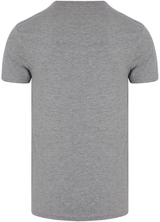 Garage Stretch Basic T-Shirt Grau Rundhals