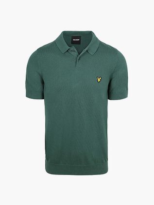 Lyle & Scott Strick-Poloshirt Grün
