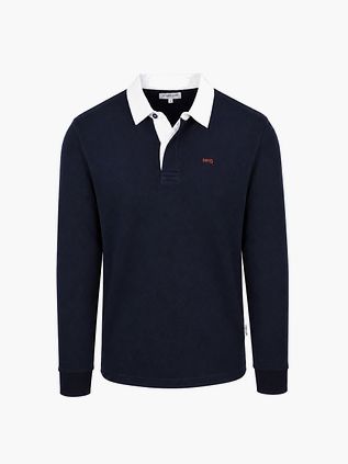 McGregor Rugbyshirt Streifen Solid Navy