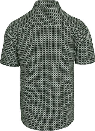 No Excess Short Sleeve Chemise Jersey Impression Vert Mousse