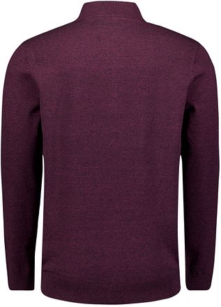 No Excess Half Zip Pullover Dark Wine Melange