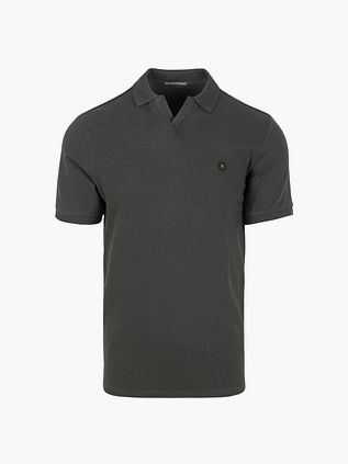 No Excess Poloshirt Riva Solid Antraciet