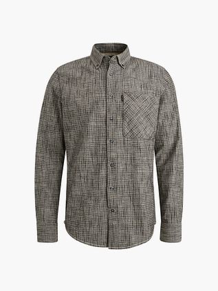 PME Legend Skjorte Print Slub Grå