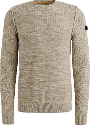 PME Legend tröja Mouliné Beige