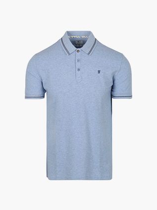 R2 Amsterdam Polo i Blød Solid Lysblå