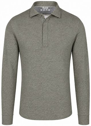 R2 Polo Shirt Camicia Single Jersey Melange Green