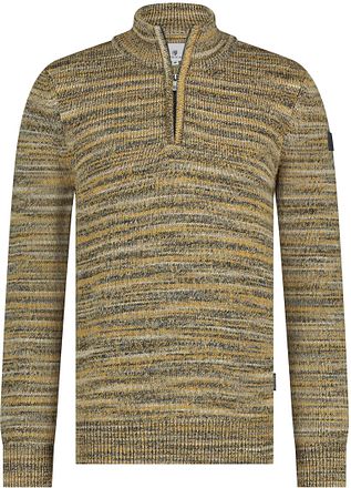 State Of Art Half Zip Tröja Melerad Gul