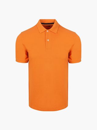 Steppin' Out Polo Piqué Klassisk Orange
