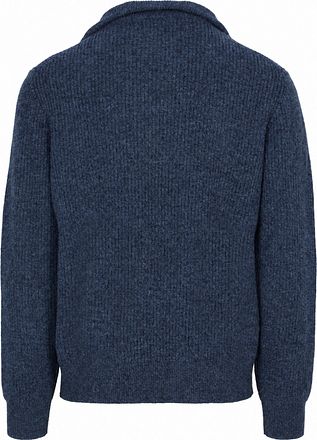 Steppin' Out Half Zip Pullover Lammwolle Navy